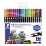 Pennarelli Staedtler Twin-tip Permanent a 18