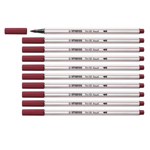 Pennarelli Stabilo Pen 68  Brush Porpora 10 pz