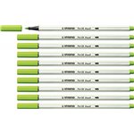 Pennarelli Stabilo Pen 68  Brush Verde Fog 10 pz