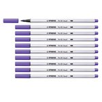 Pennarelli Stabilo Pen 68  Brush Viola 10 pz