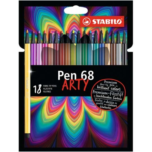 Pennarelli Stabilo Pen 68  Arty a 18  6818-1-20