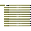 Pennarelli Stabilo Pen 68 Verde Muschio 10 pz.