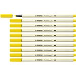 Pennarelli Stabilo Pen 68  Brush Limone 10 pz