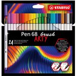 Pennarelli Stabilo Pen 68  Brush  Arty 568/24-21-20