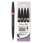 Pennarelli Pentel Brush Sign  Pen Artist 4 pz 0022