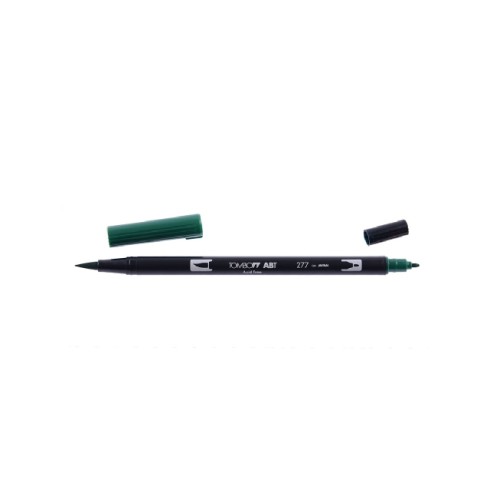 Pennarelli Tombow Dual Brush Dark Green 277