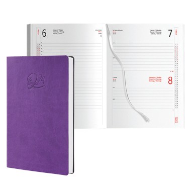 Agenda 24 Quando Femmena 17x24 Giorn. SDS Violetto