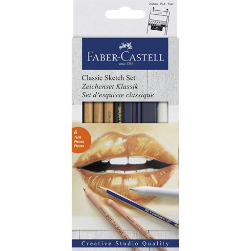 Matite Faber Classic Sketch Set 114004