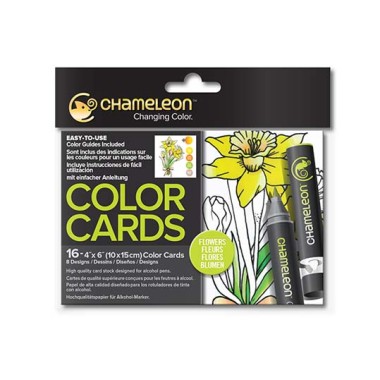 Chameleon Color Cards Flowers (Fine Stock)