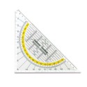 Arda Geo Squadre cm. 25/45 con impugnatura fissa