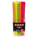 Arda Righelli 15 cm. Fluo da 50 pz. art.282FL