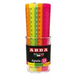 Arda Righelli 15 cm. Fluo da 50 pz. art.282FL