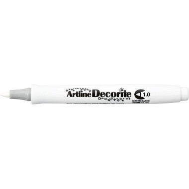 Marker Artline Decorite Bullet Bianco 12 pz.