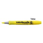 Marker Artline Decorite Brush Giallo 12 pz.