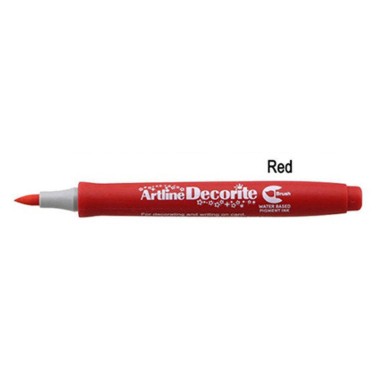 Marker Artline Decorite Brush Rosso 12 pz.