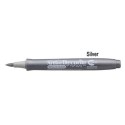 Marker Artline Decorite Brush Argento 12 pz.