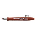 Marker Artline Decorite Brush Marrone 12 pz.