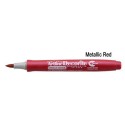 Marker Artline Decorite Brush  Metal Rosso 12 pz.