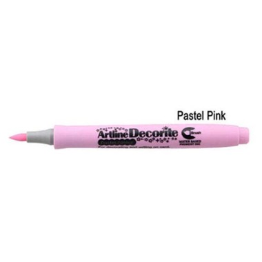 Marker Artline Decorite Brush  Pastel Rosa 12 pz.