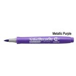 Marker Artline Decorite Brush  Metal Viola 12 pz.