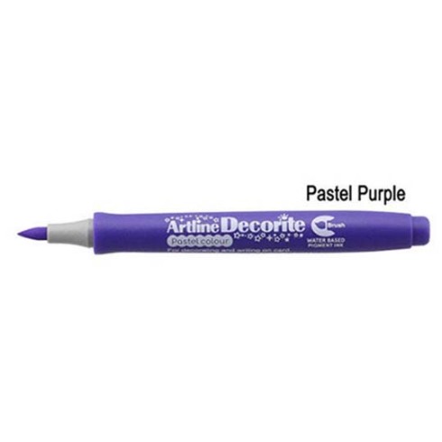 Marker Artline Decorite Brush  Pastel Viola 12 pz.