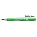 Marker Artline Decorite Brush  Metal Verde 12 pz.