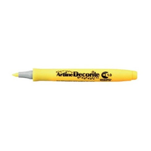 Marker Artline Decorite Bullet  Neon Giallo 12 pz.