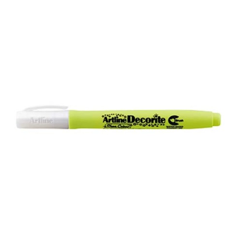 Marker Artline Decorite Brush  Neon Giallo 12 pz.