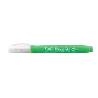 Marker Artline Decorite Brush  Neon Verde 12 pz.