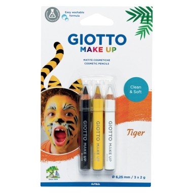 Giotto Make Up Set 3 Matite Tiger