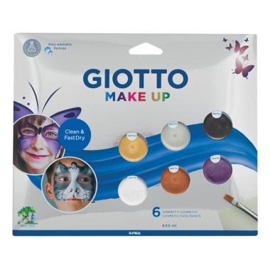 Giotto Make Up Set 6 Ombretti Metallic