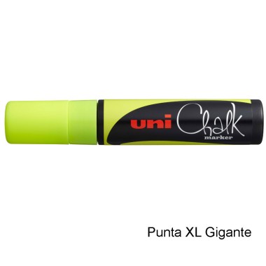 Marker Uni Chalk Extra Large Giallo Fluo