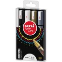 Marker Uni Chalk Media  Set P/1 4 pz.