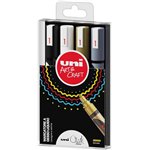 Marker Uni Chalk Media  Set P/1 4 pz.